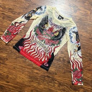 Harley-Davidson Ladies Mesh Top - size Medium